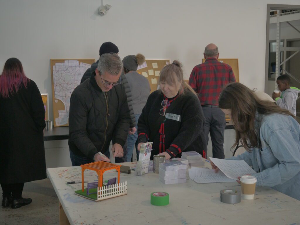 Participants at the YYC Placemaking Workshop in Calgary